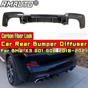 ชุดแต่งกันชนหลัง ดิฟฟิวเซอร์กันชนหลัง สปอยเลอร์กันชนหลัง สำหรับ BMW X3 G01 G08 ปี 2018-2021 อุปกรณ์ตกแต่งรถยนต์ - Product Image 2
