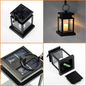 Exterior impermeable LED jardín Patio Mesa decoración plástico jardín luces solares llama Led energí<span class=keywords><strong>a</strong></span> Solar vela luces - Product Image 5
