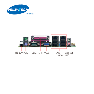 ITX-M51_D926L tích hợp J1900 Quad Core Bộ vi xử lý 8 * USB 6 * COM DDR3L VGA + HD + LVDS giá rẻ nhất LVDS Mini ITX Bo mạch chủ công nghiệp - Product Image 4