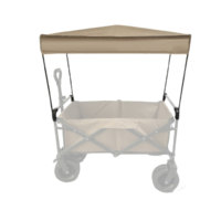 Chariot de camping pliable personnalisable Liveer en acier robuste avec auvent amovible et roues pour réservoir, capacité de charge de 200 kg pour le shopping