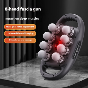 <span class=keywords><strong>Pistola</strong></span> de <span class=keywords><strong>Masaje</strong></span> Infrarroja Inalámbrica con 16 Cabezales para Alivio del Dolor Muscular de Cuerpo Completo y <span class=keywords><strong>Masaje</strong></span> de Tejido Profundo - Product Image 2