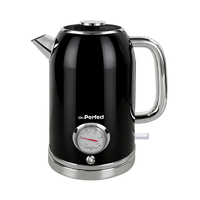 Bouilloire électrique avec indicateur de température Bouilloire électrique en acier inoxydable peinte par pulvérisation Bouilloire électrique de qualité supérieure 1,8 L