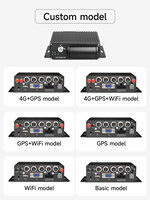 Enregistreur vidéo à écran IPS 4G GPS MDVR avec caméras Vision nocturne et enregistrement en boucle Garantie 1 an pour véhicules automobiles/camions/bus
