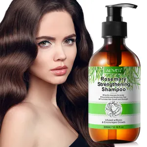 ALIVER Organic Rosemary Strengthening Shampoo Cleanses Scalp Hair Growth and Strengthening Shampoo