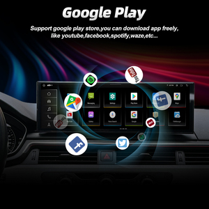Lớn màn hình cảm ứng 14.9 inch Android Car đài phát thanh Navigation xe Stereo cho Audi A4 A5 2017 2021 Car DVD <span class=keywords><strong>Player</strong></span> - Product Image 3