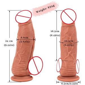 Großhandel superlang realistisches Sexspielzeug für Erwachsene Penis-Spielzeug großer Dildo für Damen Penis-Masturbator - Product Image 6