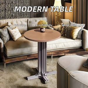 Tavolino da caffè Vintage stile costiero piccolo appartamento per il tempo libero Bar ufficio <span class=keywords><strong>tavolo</strong></span> da tè per sala da pranzo stile Influencer <span class=keywords><strong>tavolo</strong></span> da tè - Product Image 2