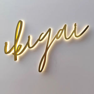 Enseigne LED OEM personnalisée pour extérieur, enseigne commerciale en acier inoxydable, lettres 3D éclairées, lettres lumineuses pour salon de coiffure - Product Image 5