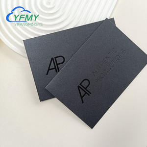 Biglietti economici rettangolari di ringraziamento-personalizzati con Branding UV nero, perfetti per uso aziendale - Product Image 5