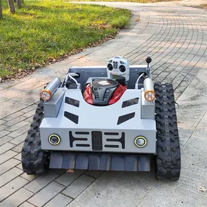 Multi-functional Crawler Lawn Mower Smart Remote Control 360-degree Rotating Weeder Garden Gasoline Lawn Mower