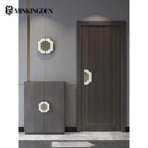 Neuer Chinesischer Schlafzimmertürgriff Luxuriöses Perlmutt-Einlege-Design Massives Messing Geteilte Rosetten-Garnitur Maßgefertigte Schrank- und Kleiderschrankknöpfe - Product Image 2