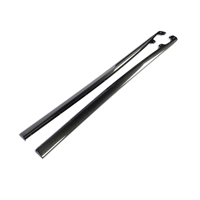 Extensions de bas de caisse en fibre de carbone brillante de haute qualité pour Chevrolet Corvette C6 ZR1 2006-2013