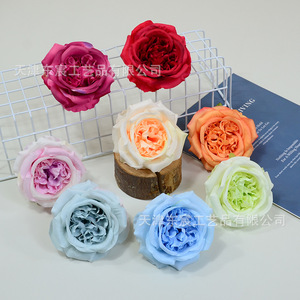 Flores de Rosa Artificiales de Seda Dongchen Crafts, 10 cm de Diámetro, Decoración para Bodas y Hogar, Arreglos Florales, Accesorios de Fotografía - Product Image 3