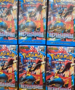 โปเกมอน PTCG M1L/M1S บูสเตอร์แพ็คเกาหลี กล่องพรีเมียม MEGA แบบซีล ลิลลี่ ลูคาริโอ การ์ดเวียร์ ของสะสม ของเล่น ของขวัญ - Product Image 4