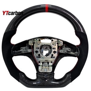 Volante Deportivo de Fibra de Carbono Real Personalizado YTcarbon para <span class=keywords><strong>Bongo</strong></span>, Accesorios Interiores para Auto - Product Image 4