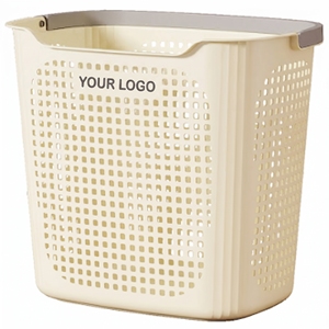Panier à linge minimaliste en PP creux, imperméable, grande capacité, pour la salle de bain, panier de rangement pour vêtements sales - Product Image 6