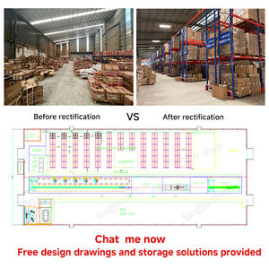 מערכת מדפים מתכתית כבדה מתכווננת ללא ברגים, 5 מדפים, אחסון רב-שכבתי, 1000 ק\\\"ג, אחסון במחסן, מעבר סלקטיבי - Product Image 3
