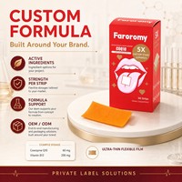 Film oral à dissolution rapide CoQ10 – Complément alimentaire pour le soutien cardiaque, sans sucre, en bandelettes pratiques