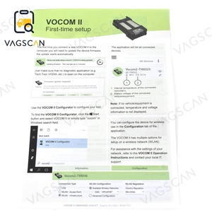 อะแดปเตอร์และสายเคเบิลวินิจฉัย VOCOM II PTT 2.8.150 ของแท้ สำหรับรถบรรทุก รถขุด OBD2 VOCOM 2 88894000 เครื่องมือสแกนวินิจฉัย - Product Image 2