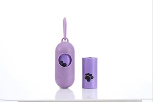 Wholesale Custom Cornstarch Logo Printing Eco Friendly 100% <b>Compostable</b> Biodegradable Dog Poop Bags Easy Handle - Product Image 4