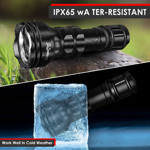 Night Lighting Vision 1200Lm ไฟฉายแบตเตอรี่18650,ไฟฉายส่องสว่างสูงทนทานสำหรับการขับขี่แค้มปิ้งตกปลา - Product Image 6