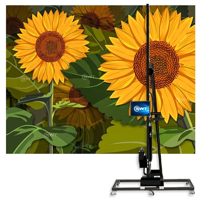 Chinese Large Size Image Drawing 3D Vertical Wall Printer Direct to Wall Painting Machine Culture Walls