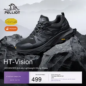 Pelliot <span class=keywords><strong>Bottes</strong></span> <span class=keywords><strong>de</strong></span> <span class=keywords><strong>randonnée</strong></span> d'extérieur Vibram Chaussures <span class=keywords><strong>de</strong></span> montagne tout-terrain antidérapantes et résistantes à l'usure pour hommes et femmes - Product Image 5