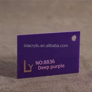 ألواح أكريليك ملونة مبثوقة بسماكة مخصصة |   ألواح <span class=keywords><strong>PMMA</strong></span> بسماكة 1-5 مم للقطع والنقش بالليزر، لوح بلاستيكي - Product Image 3