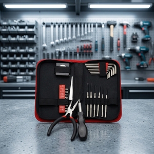 Hot Sales Tool Bag 26pcs Household Repairing Tool Kit Promotion Gift Hand Tool <b>Sets</b> Hex Key Wrench <b>Pliers</b> Screwdriver Bits - Product Image 1