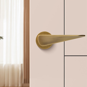 Nhà Máy Cung Cấp Trực Tiếp Brass Hộ Gia Đình Cơ Khí Khóa Cửa Đơn Giản Đoạn Khóa Phòng Tắm Và Nhà Bếp Tay Nắm Cửa - Product Image 1