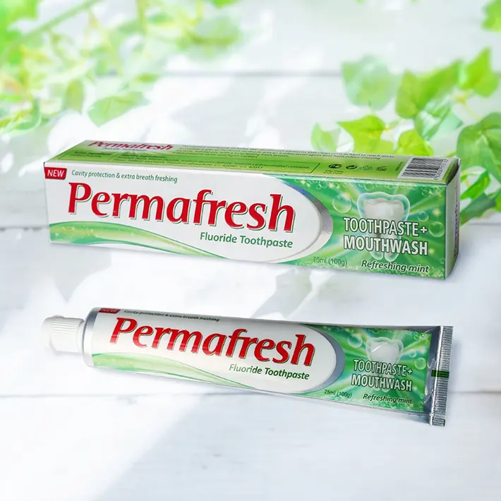 Produk herbal organik alami menyegarkan Oral murah pasta gigi pemutih anti-rongga gigi