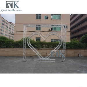 Customized Heart Shape Truss Modular Aluminum Truss Frame for Weddings - Product Image 2