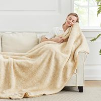 Couverture Douillette Ultra Douce Réversible Double Face en Fausse Fourrure Sherpa pour l'Hiver, Épaisse, Chaude et Moelleuse, Idéale pour Canapé et Lit – Cadeau Parfait
