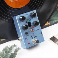 Pédale d'effets pour guitare électrique, pédale multifonctionnelle de réverbération, de chorus et de delay pour guitare électrique.