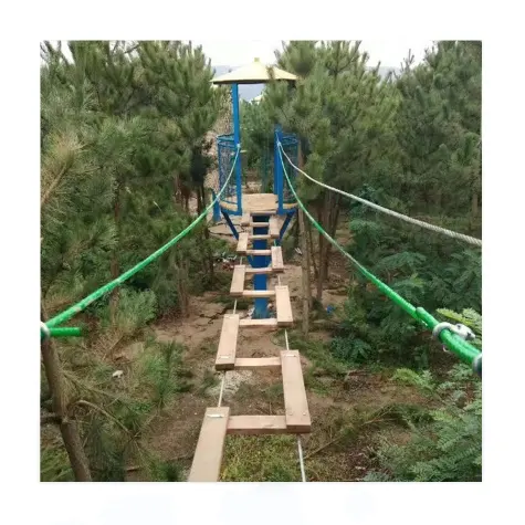 Parque de diversões projeto expansão série Selva Aventura escalada playground equipamentos jogos ao ar livre