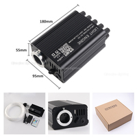 Éclairage de toit de voiture à fibres optiques 16W Twinkle Star Light Meteor avec 3m de fibres de 0,75mm, activé par le son et contrôlé par application