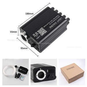 16W RGBW LED Yıldızlı Gökyüzü Projektörü 3m 500+240 adet 0.75mm Fiberler Ses Aktifli APP Uzaktan Kumandalı Araç Tavanı IP54 - Product Image 5