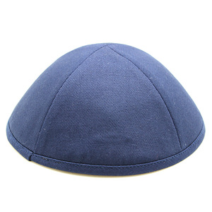 Kippa juive personnalisée brodée or à quatre panneaux, fabriquée en pur coton - Product Image 5