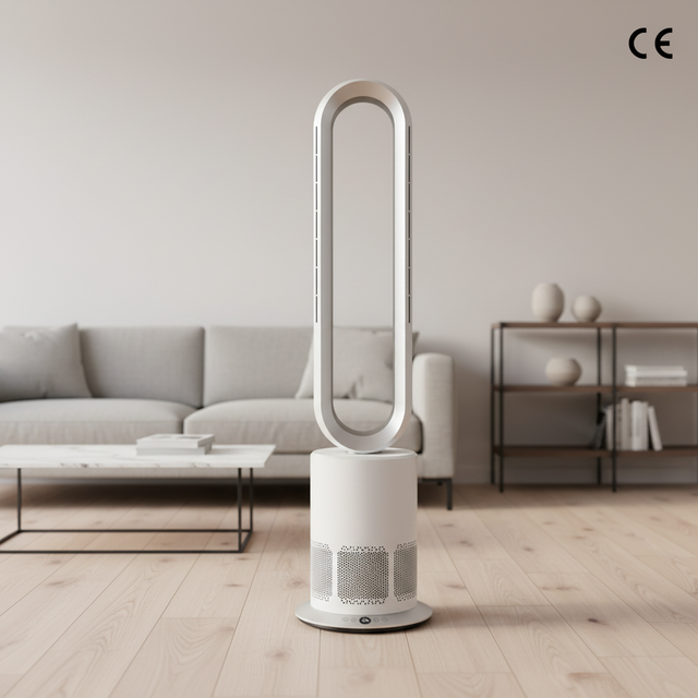 Portable Electric Circulating Purification Fan Intelligent Air Purifier Hepa Filter Ventilator Natural Air Bladeless Fan Remote