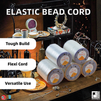 Fil élastique en gros pour fabricants, fil élastique en cristal pour la fabrication de bijoux, 0,5 mm, 1 mm, ligne de cristal pour la création de bijoux