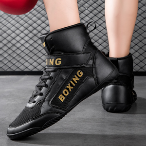 Chaussures de boxe et de lutte professionnelles de qualité supérieure, respirantes, avec empeigne en maille et semelle extérieure en caoutchouc, idéales pour l'été – Vente en gros - Product Image 4