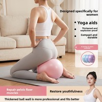 Ballon de Pilates et de Yoga Mini Premium Vinique Fitness 25 cm Anti-éclatement pour la Récupération du Plancher Pelvien et le Fitness Post-partum en PVC Épaissi