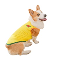 स्टॉक में वसंत Corgi कुत्ते बनियान जाल सांस दो-पैर छोटे मध्यम कुत्तों प्यारा पालतू कपड़े