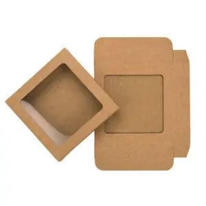 高品质出厂价格包装盒纸板纸豪华茶礼品盒工艺牛皮纸纸盒，带有您自己的徽标