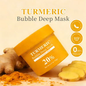 Mascarilla Burbujeante de Limpieza con Hierbas de Albahaca y Cúrcuma, Agua Carbonatada Hidratante para Todo Tipo de Piel - Marca Privada - Product Image 2
