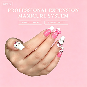 <span class=keywords><strong>AILLSA</strong></span> - Puntas de Uñas Acrílicas Cortas Cuadradas, Semi-Mate, 120 Piezas, Pre-archivadas, Pre-diseñadas, para Uso Diario en Casa o Salón de Belleza - Product Image 5