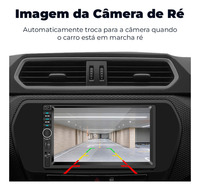 Lecteur multimédia de voiture 2 Din universel 7 HD Mirror DVD Automotivo avec MP5 Bluetooth USB SD CarPlay DSP Fonctions stéréo
