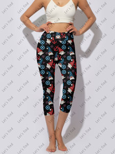 เลกกิ้งผู้หญิงรุ่นใหม่ขายดี ทรงเอวสูง เนื้อผ้านุ่มพิเศษ ระบายอากาศดี ถักทออย่างประณีต ผ้าไหมนมขัดสองชั้น ซีรีส์ก็อบลิน - Product Image 6