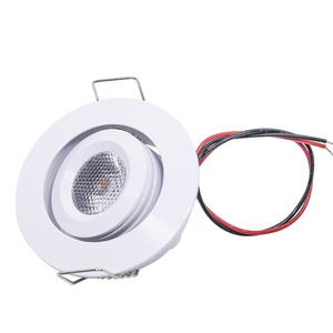 Mini foco LED redondo empotrado, foco empotrado, ángulo ajustable, para techo, vitrina, sala de estar, lámpara Interior, 12V - Product Image 2