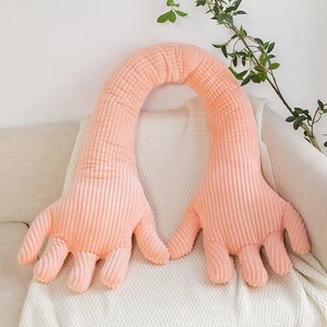 Almohada de Peluche Creativa y Divertida de Estilo Nórdico con Forma de Palma, Colorida, Lindo Regalo para el Día del Niño para Descompresión, Hecha de Algodón PP - Product Image 5